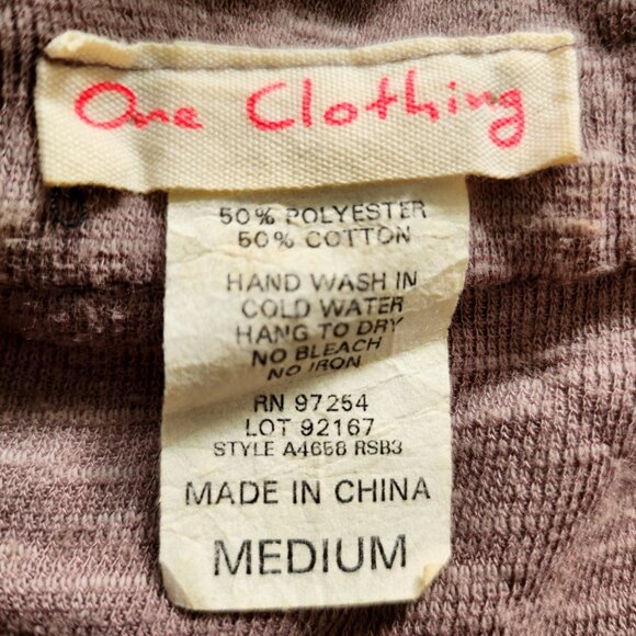 Large Crow Neck Tunic Shirt w/ Pockets, Med - Picture 4 of 4